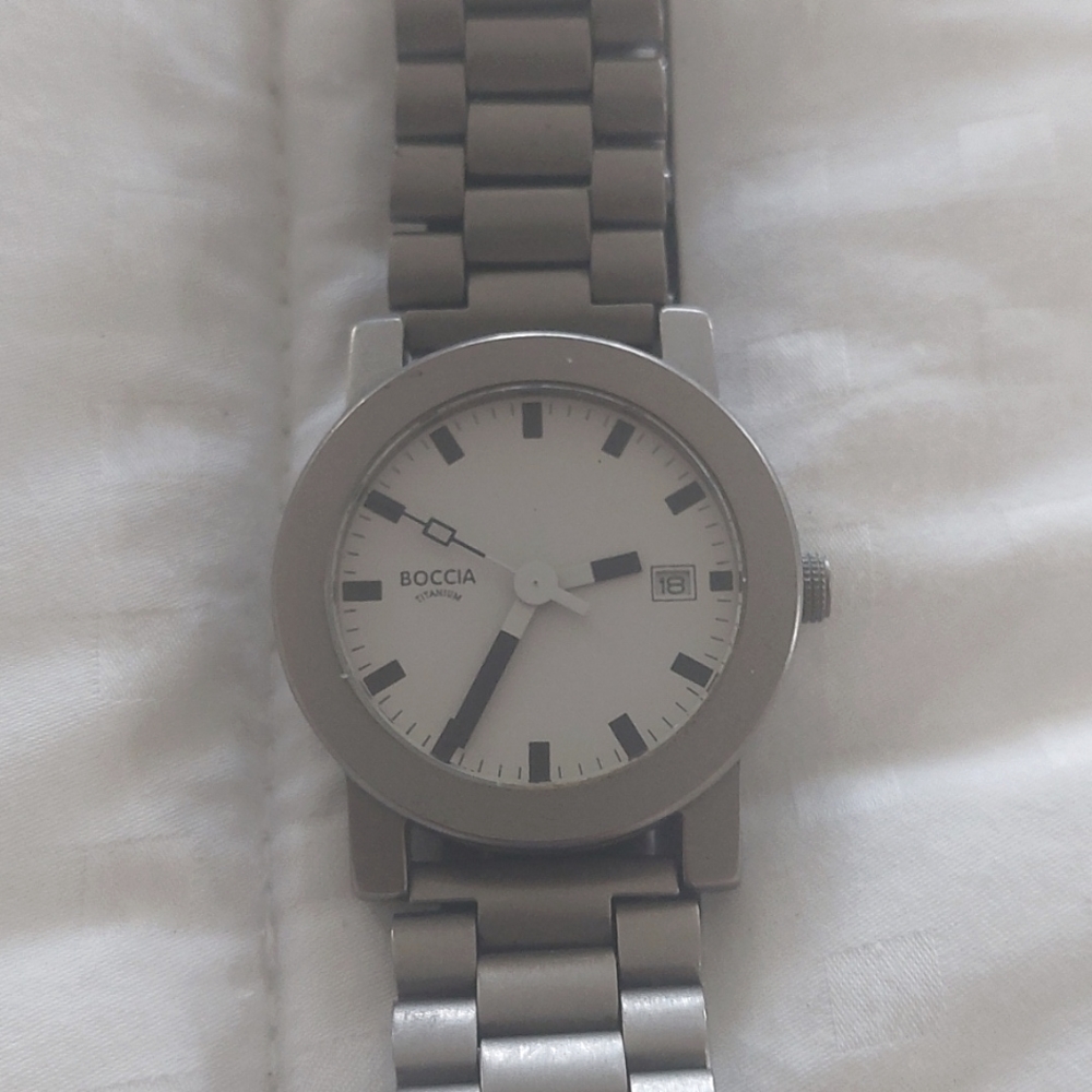 Boccia Titanium Mens Watch 6 Bar Rare design German made